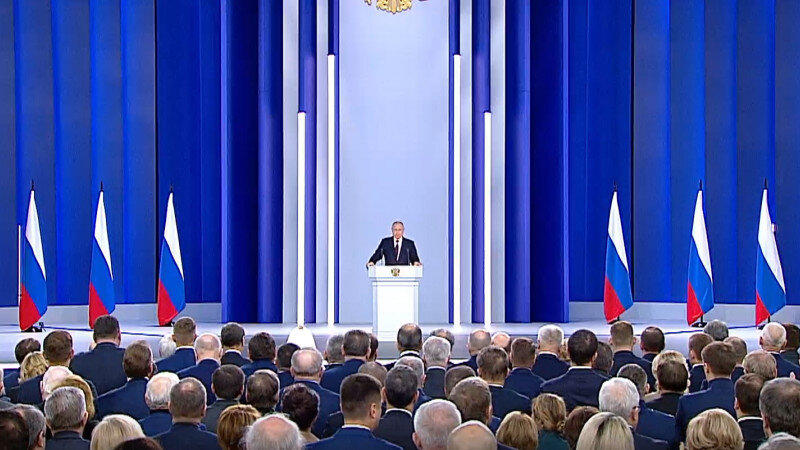     Послание президента РФ Владимира Путина Федеральному посланию Прямая трансляция
