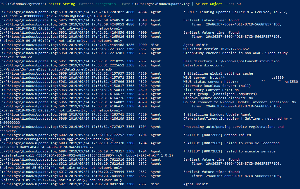 Сервер логов windows. Логи виндовс. Windows update. Пример ЛОГОВ. Update log.