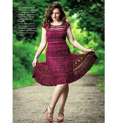 
Летние платья крючком схемы