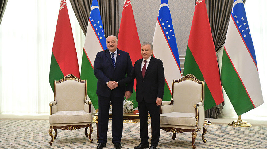    Александр Лукашенко и Шавкат Мирзиёев