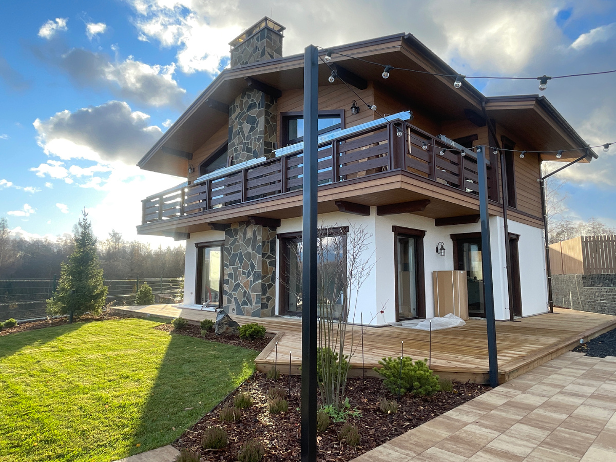 Проект живописного сада в Ленинградской области.