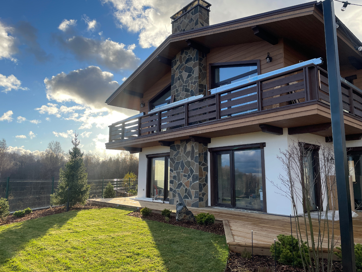 Проект живописного сада в Ленинградской области.