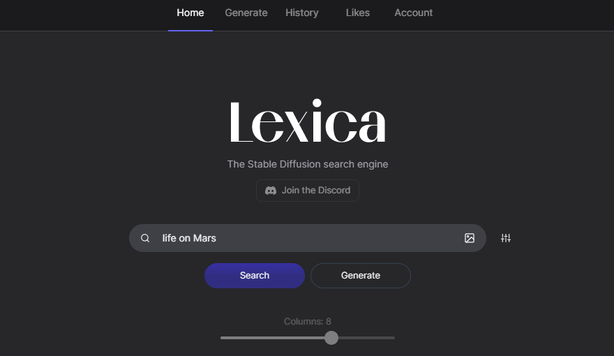 Изображение предоставлено: скриншот сайта Lexica.art