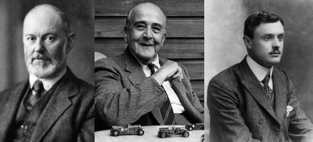 Отцы основатели: Генри Ройс, Уолтер Бентли, Чарльз Роллс