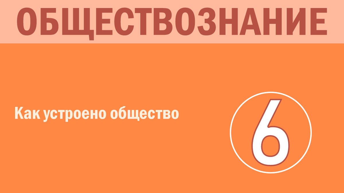 Тест по обществознанию Как устроено общество 6 класс | Образовательные  тесты | Дзен