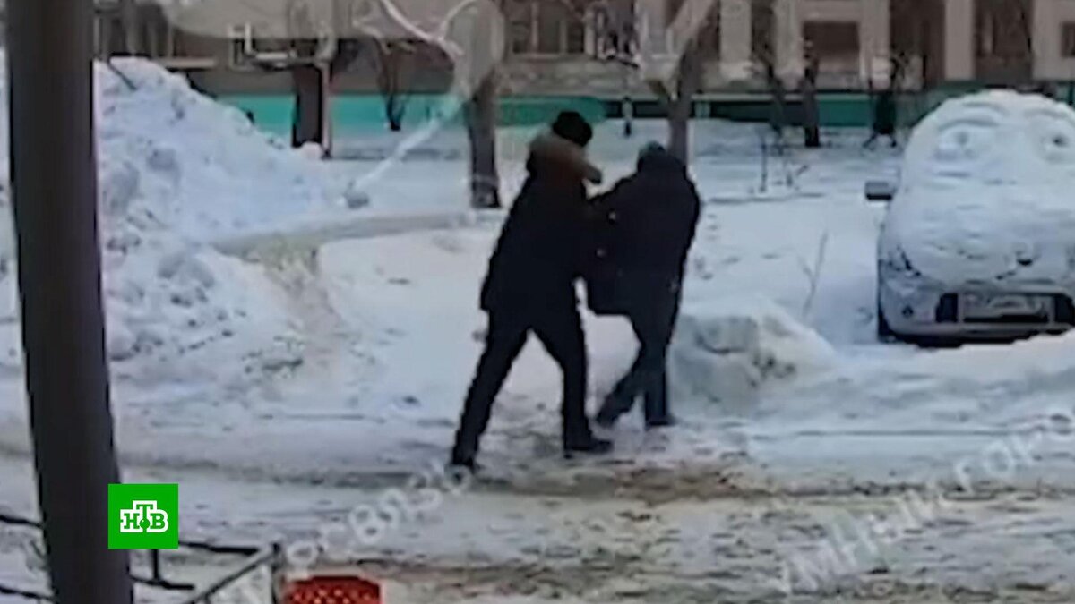 Избил дворников