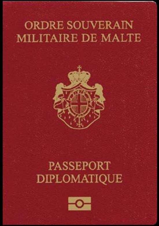 паспорт Мальтийского ордена