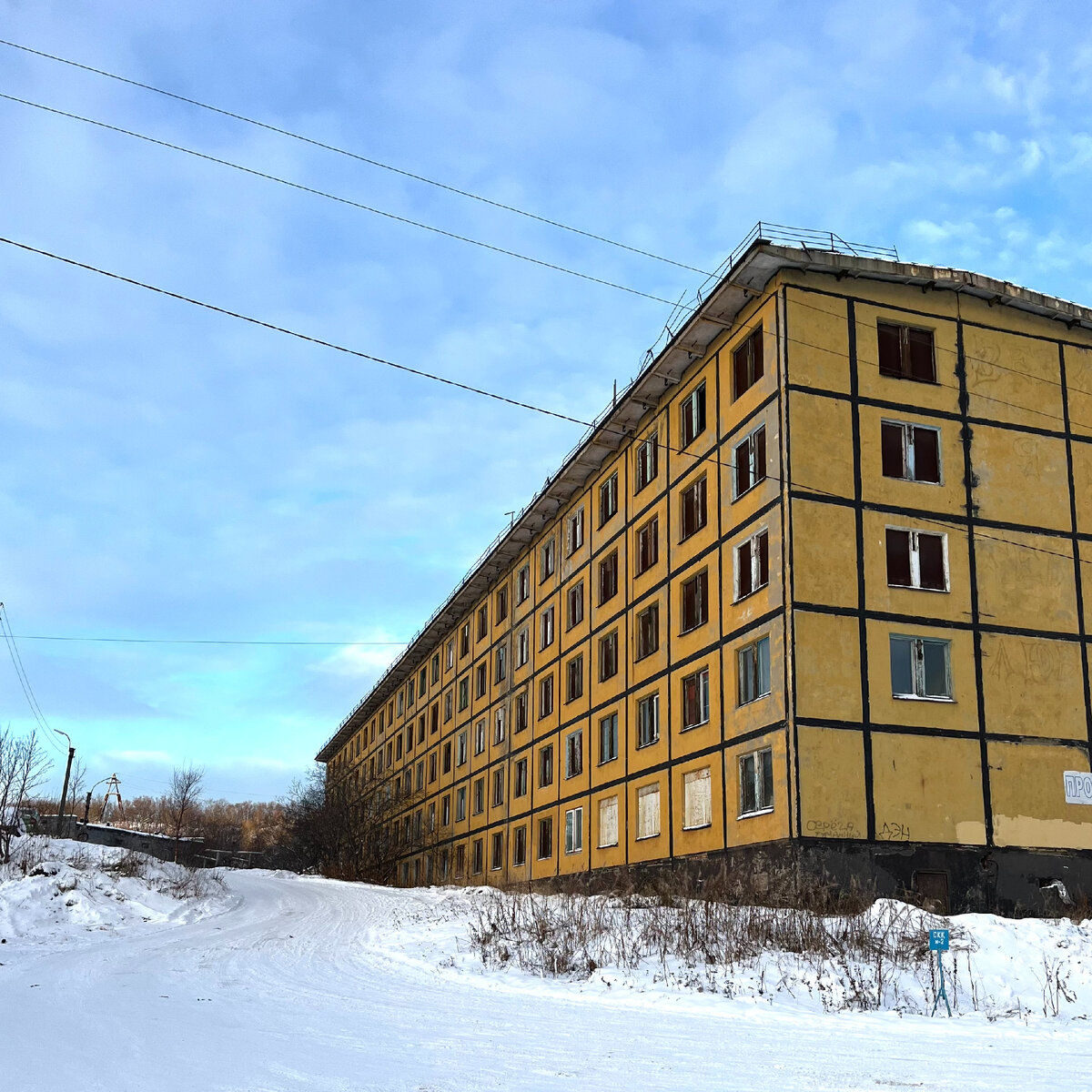 Некогда жилой дом в Лиинахамари