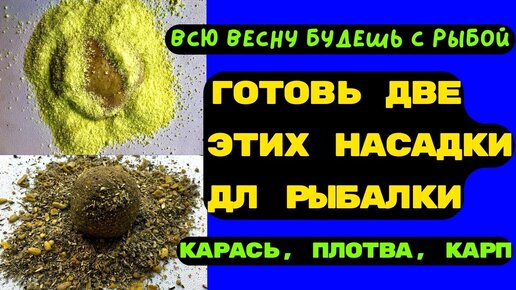 Download Video: Две насадки для рыбалки на КАРАСЯ, КАРПА, ЛЕЩА, ПЛОТВУ. Всегда будешь с рыбой.