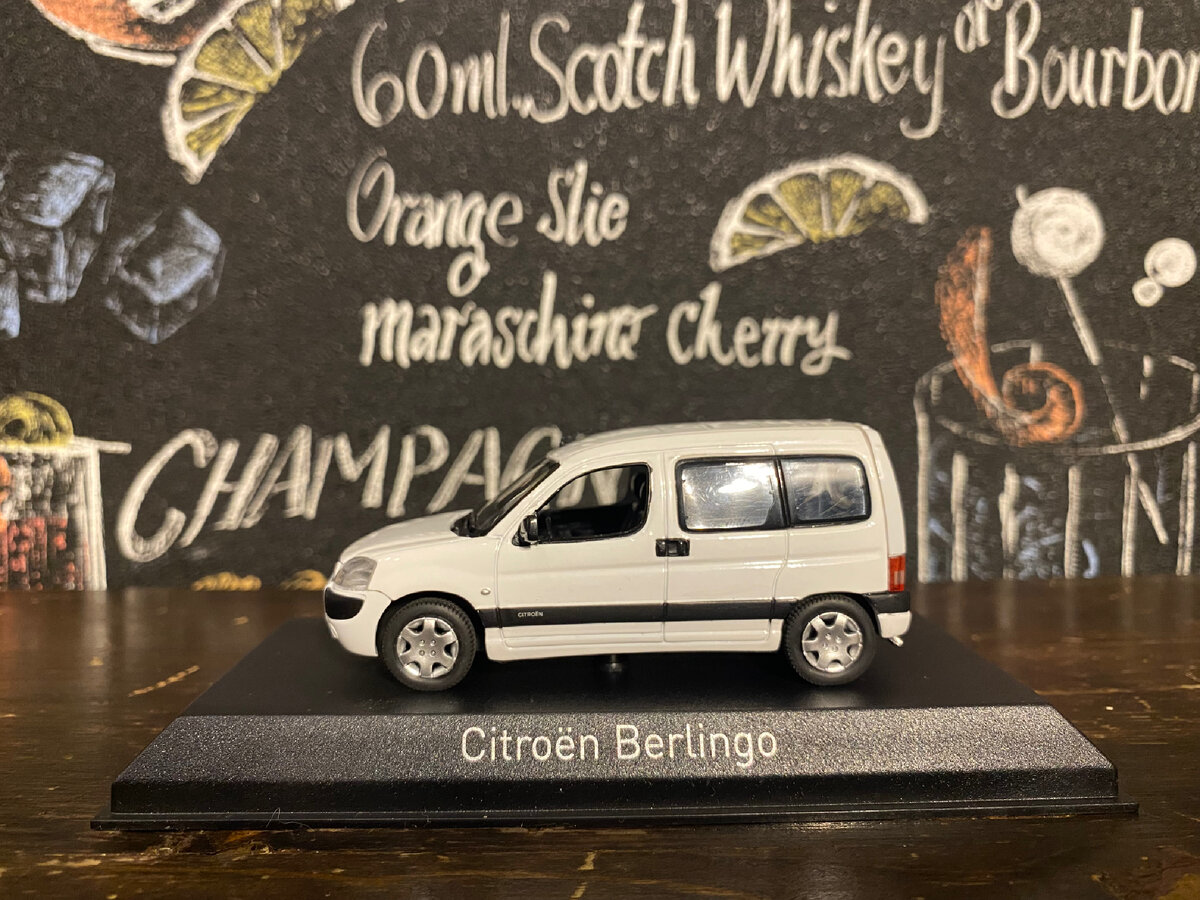 Citroen Berlingo M59 2004 от Norev в масштабе 1:43 | Масштабный тест-драйв  | Дзен