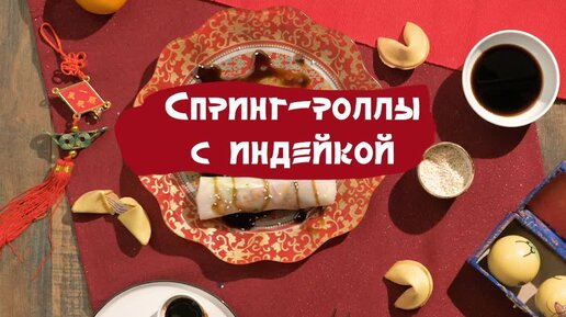 Спринг-роллы с индейкой