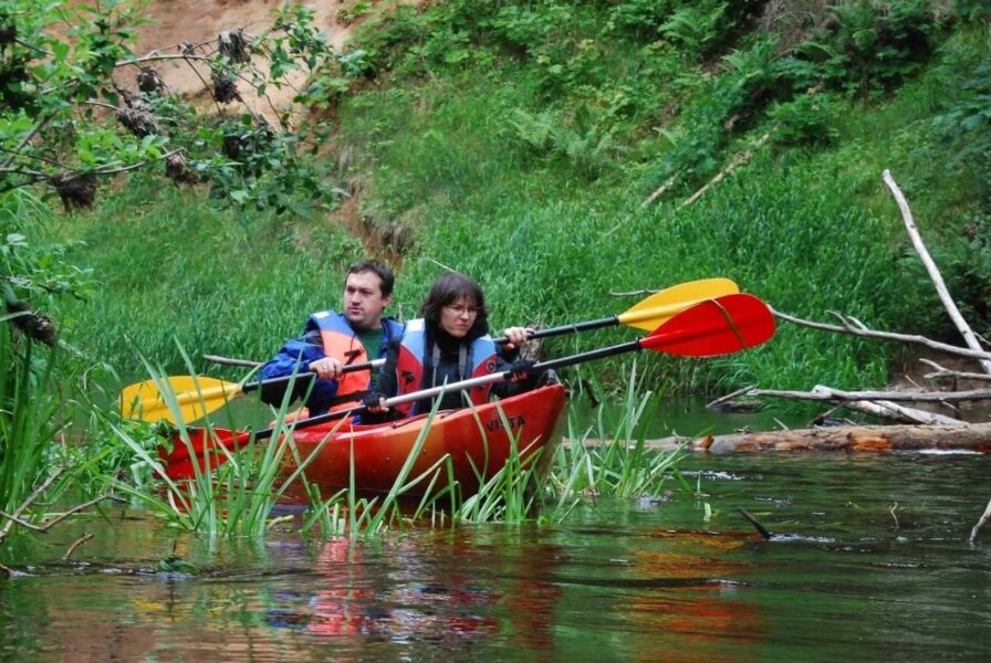 В походах по речушкам Латвии бывало всякое