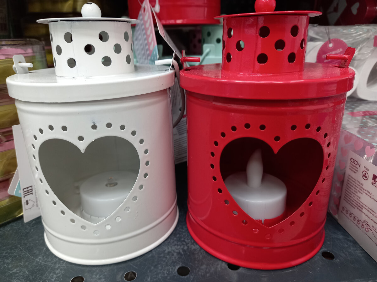 подсвечники-фонари из "Фикс-прайса"