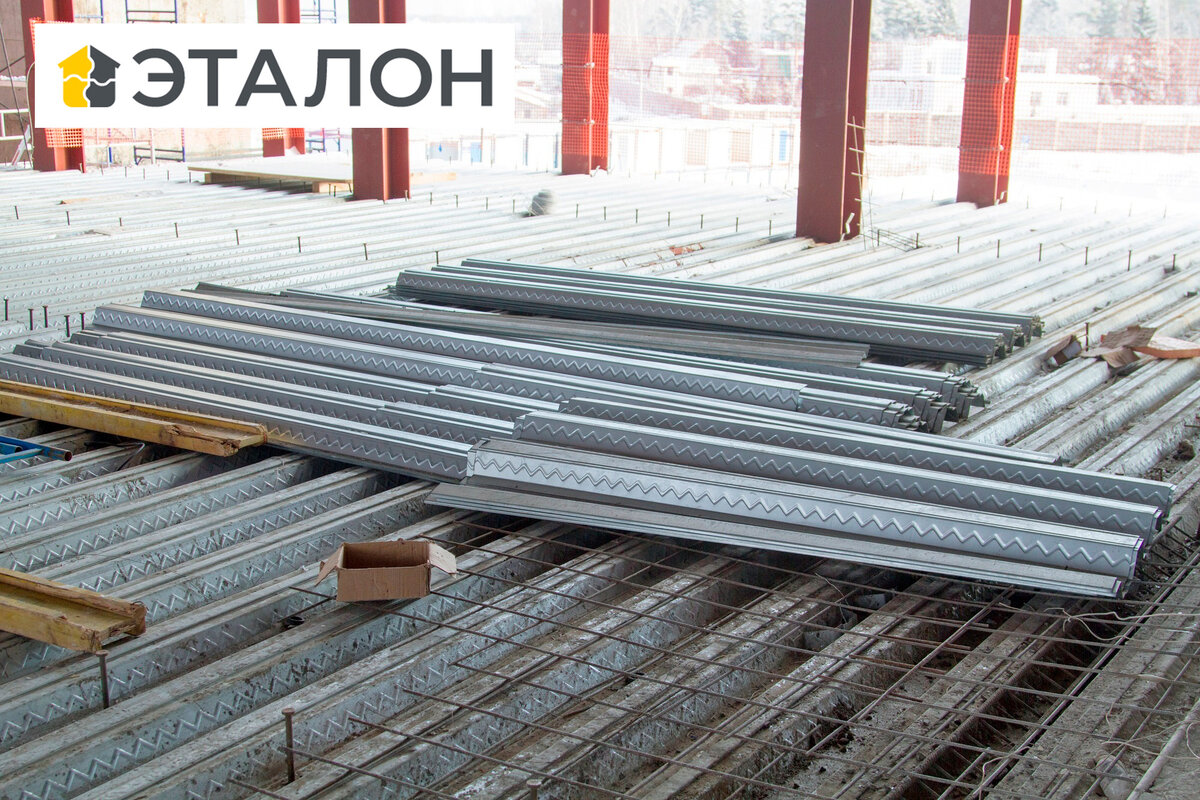 Профнастил СКН-50Z для сталебетонных перекрытий 