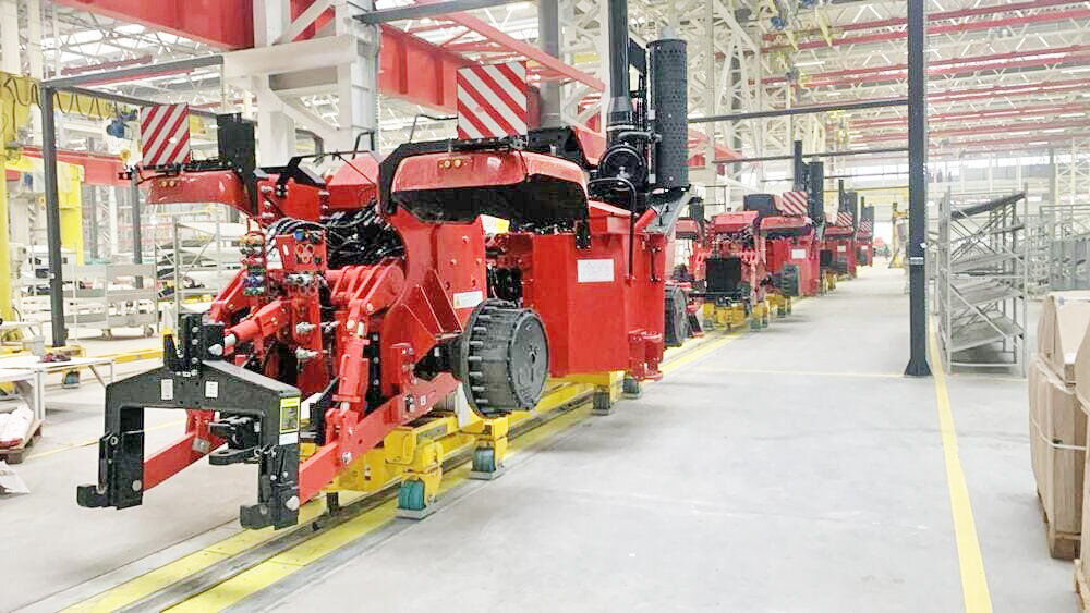 Новый тракторный завод в Ростове-на-Дону. Фото: Ростсельмаш, январь 2024 года