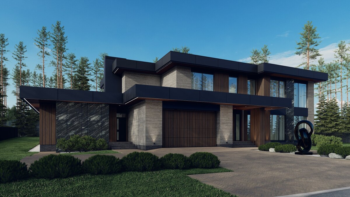 Новый проект дома П374 от Рубкофф, площадью 935 м²