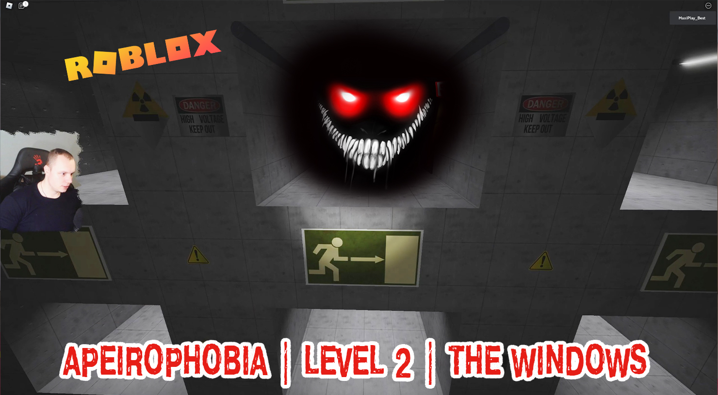 Roblox УЖАСЫ ➤ Apeirophobia HORROR ➤ Level 2 ➤ The Windows ➤ Прохождение  игры Роблокс - Апейрофобия Хоррор