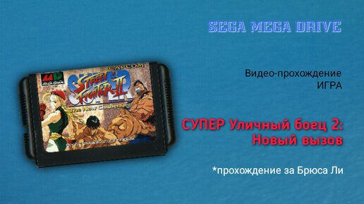 Sega игра Super Street Fighter II: The New Challengers Видео-прохождение игры за Брюса Ли