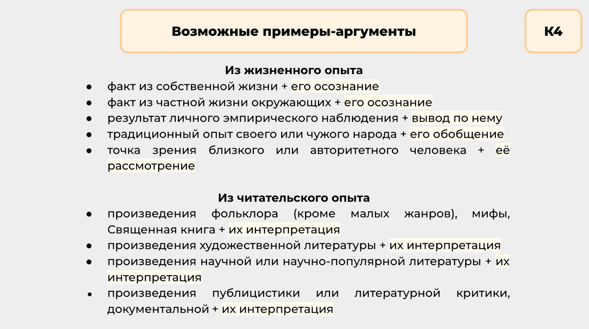 3. Сочинение ЕГЭ: Как написать обоснование на максимум? Методические  рекомендации ФИПИ 2024 года (К4) | Сочиняшка | ОГЭ | ЕГЭ | Дзен