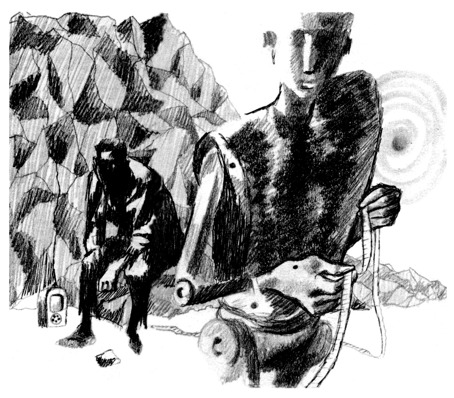 Лео Диллон, Диана Диллон. Иллюстрация к рассказу Роберта Шекли "Особый старательский". Изображение взято из открытых источников