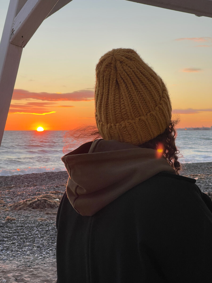 Я на берегу Черного моря.