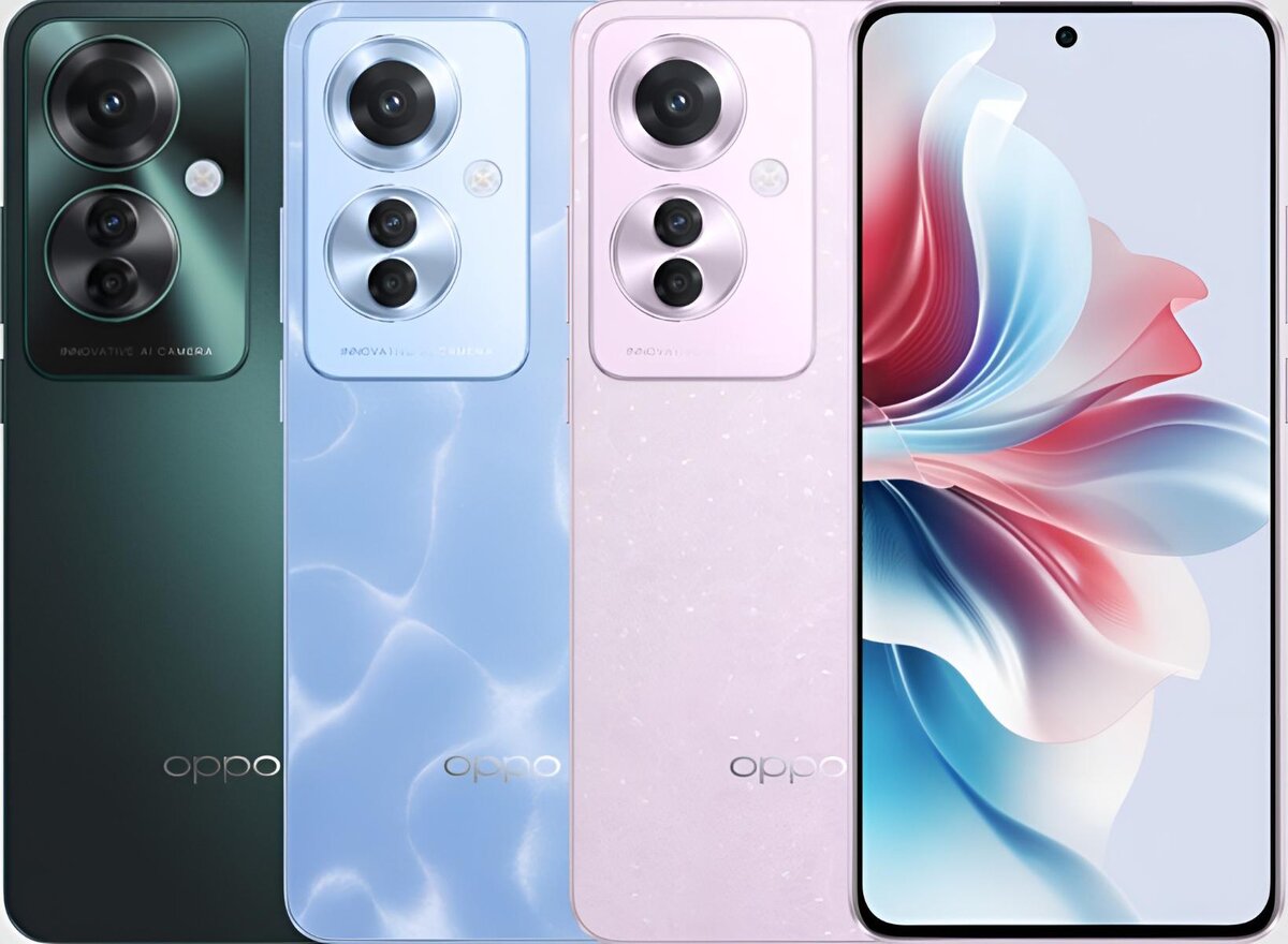 Представлен OPPO Reno11 F 5G: средний класс с топовыми характеристиками |  GadgetPage | Дзен