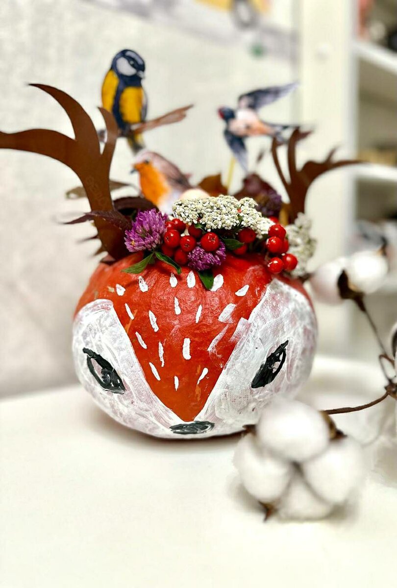 Поделка из тыквы