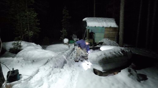 ЖИВЁМ В ЛЕСНОЙ ХИЖИНЕ. ТАЁЖНЫЙ БАЛАГАН ПРИЮТИЛ НАС С СОБАКОЙ. ТАЁЖНОЕ ВЫЖИВАНИЕ. ДОБРАЛИСЬ ДО ЛЕСНОЙ ХИЖИНЫ.