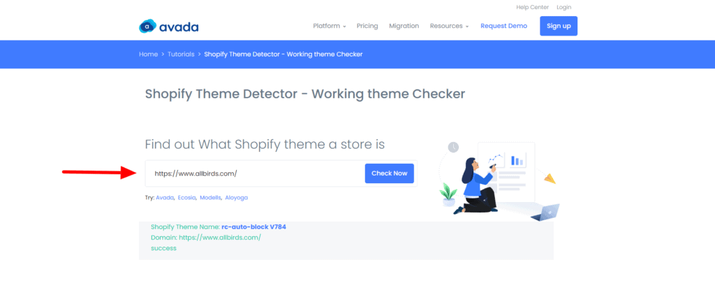 Детектор тем Shopify