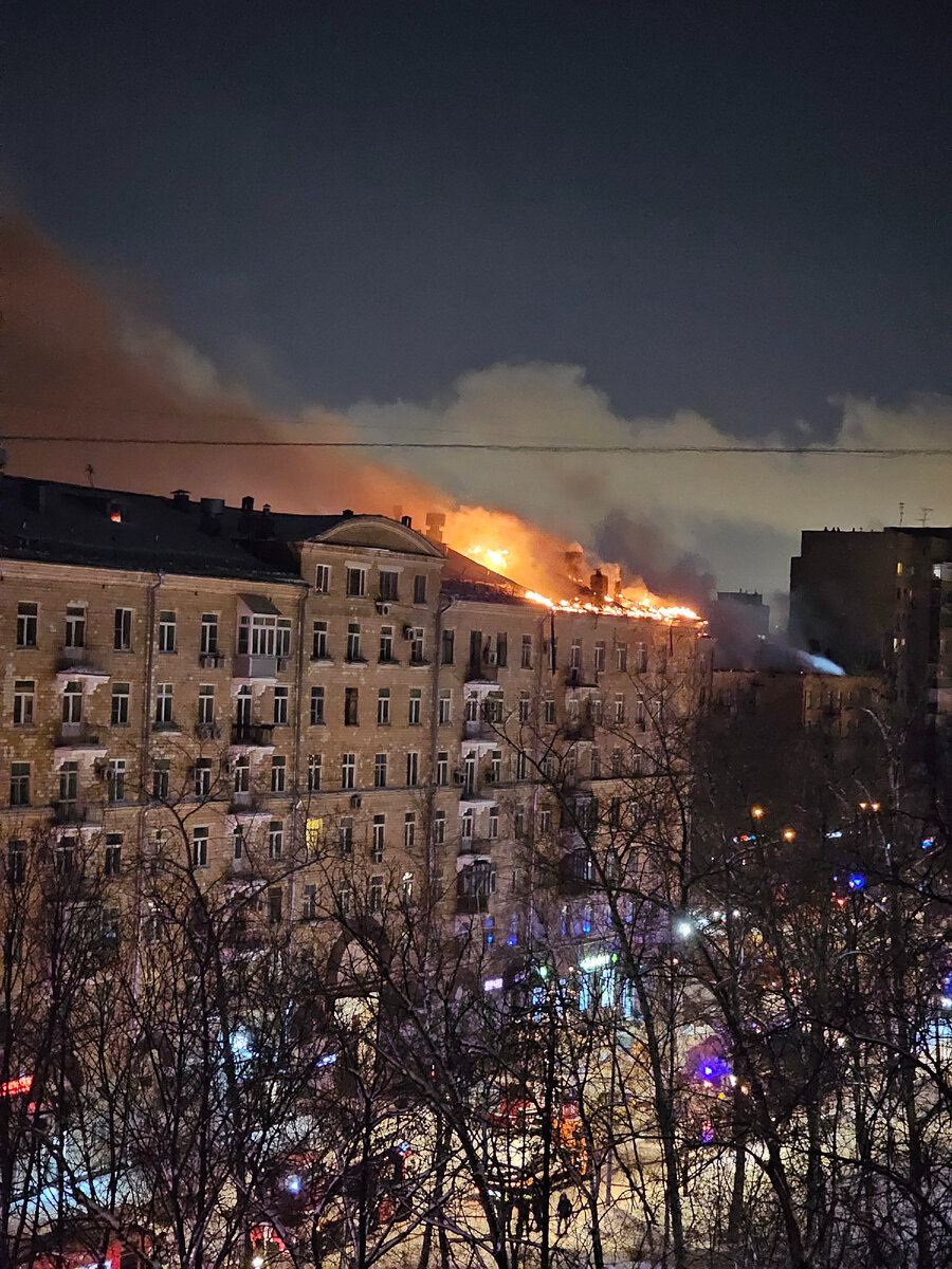 Страшный пожар на севере Москвы 09.02.2024 | ШЕСТЕРЁНКА | Дзен