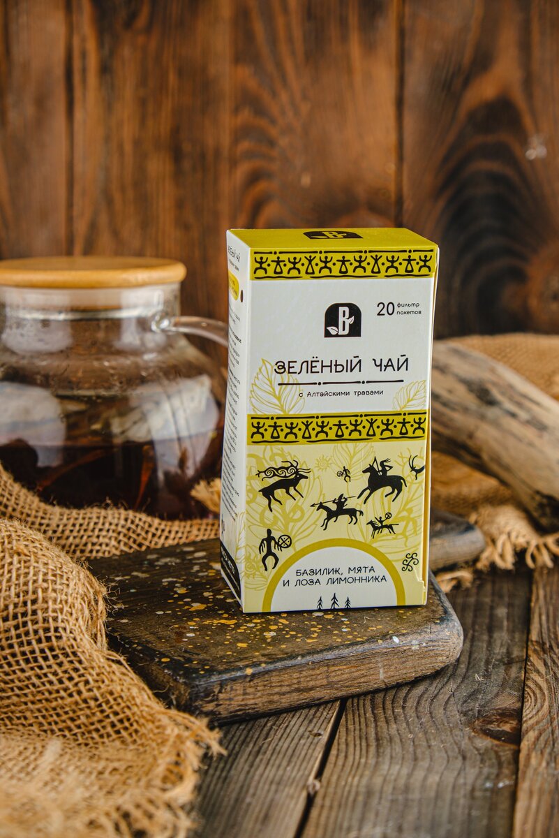 ТД Вектор: Зелёный Чай с Базиликом, Лимонником и Мятой