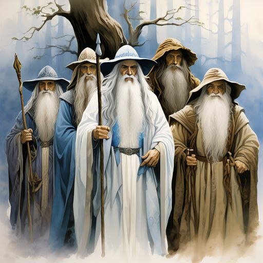 Истари, сгенерированные нейросетью