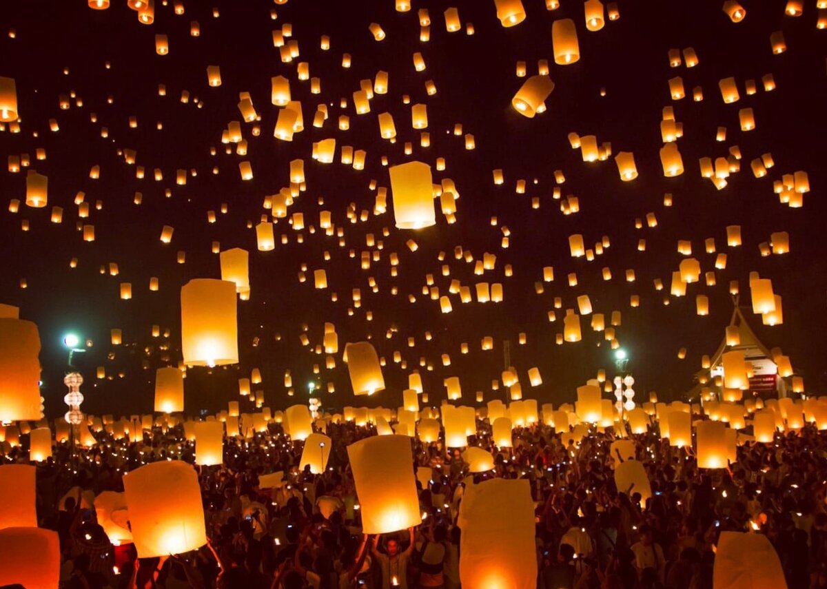 Фестиваль фонарей в Китае