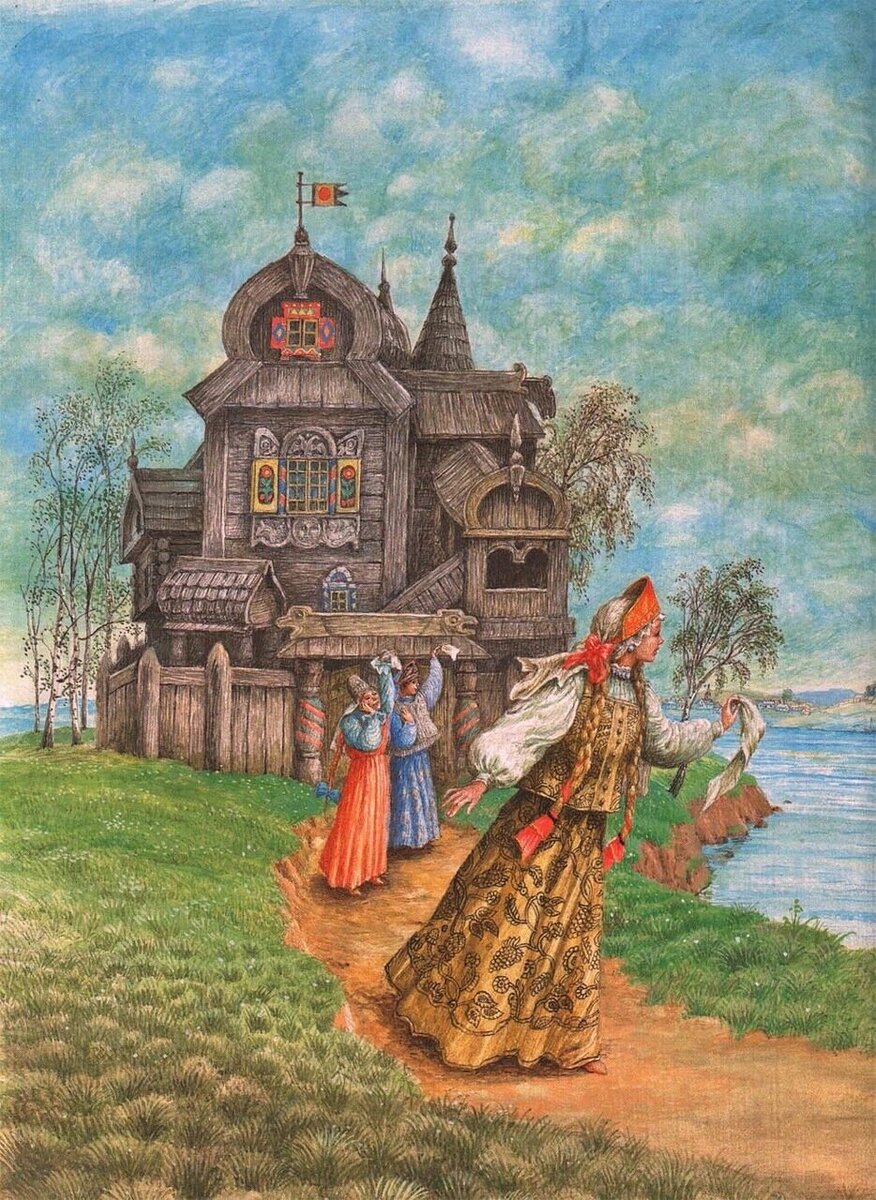 С. Т. Аксаков. Аленький цветочек (Малыш, 2024). Иллюстрации Бориса Диодорова.