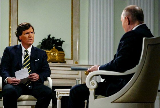    Такер Карлсон, Владимир Путин