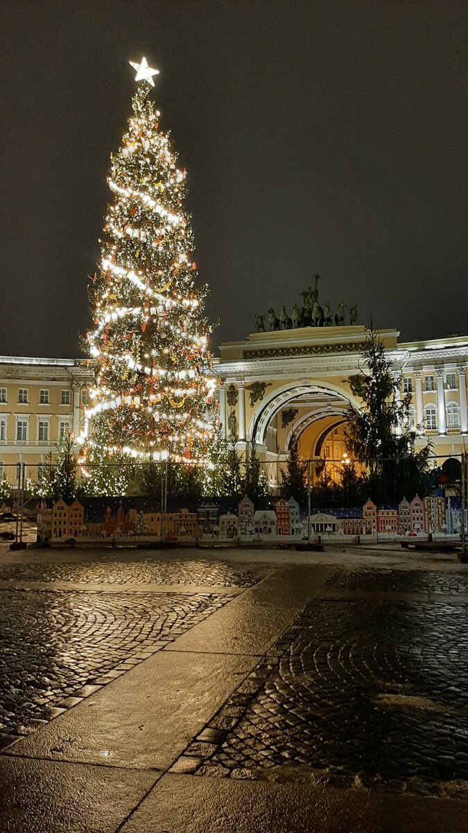 Санкт-Петербург ночью 