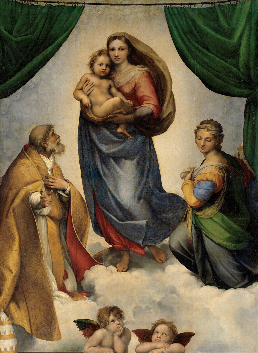Рафаэль. Сикстинская мадонна. 1512 - 1513