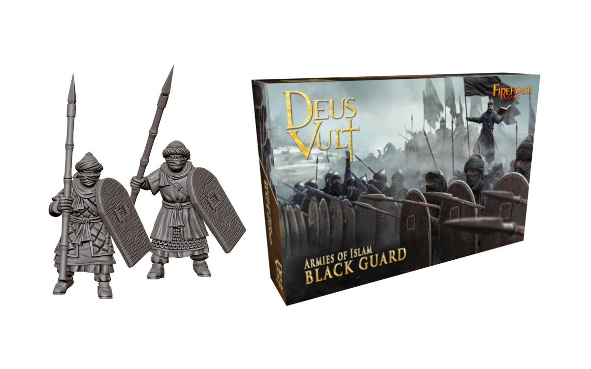 Отличный набор солдатиков "Арабские воины. Черные стражи"