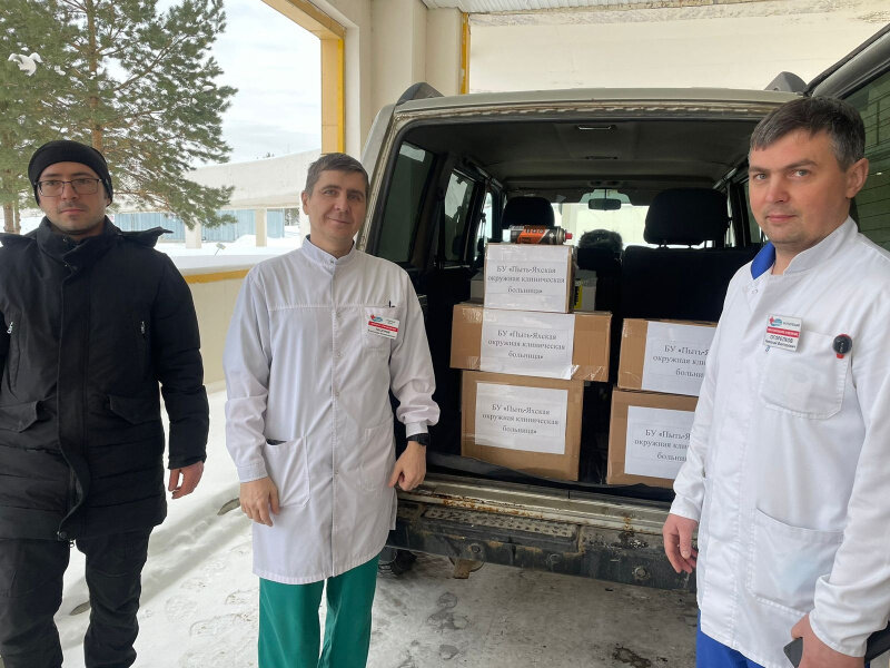    В Югре медики вновь приняли участие в сборе гуманитарного груза