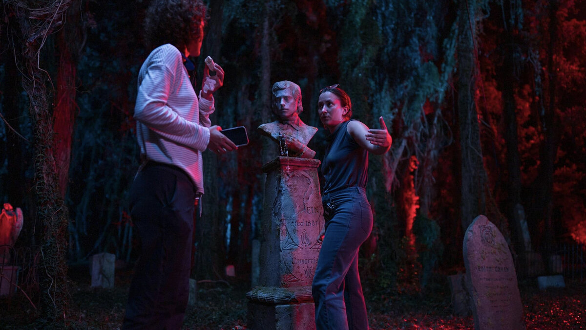 Кадр из фильма "Лиза Франкенштейн"