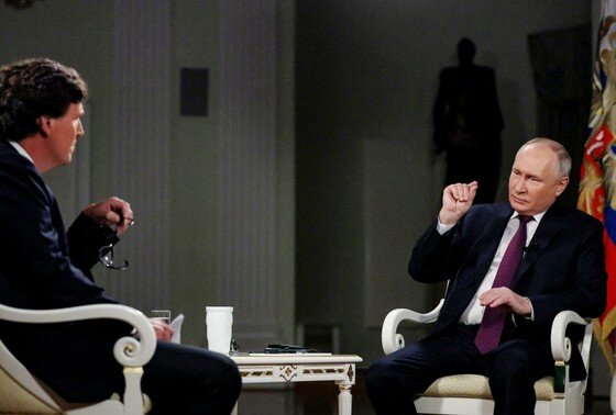    Такер Карлсон, Владимир Путин
