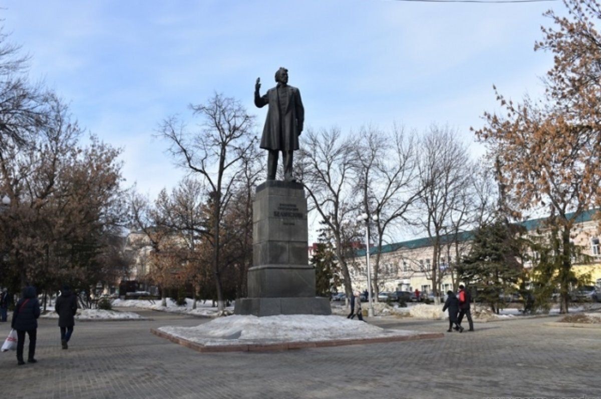    1,2 млн руб. планируют пустить на реставрацию памятника Белинскому в Пензе