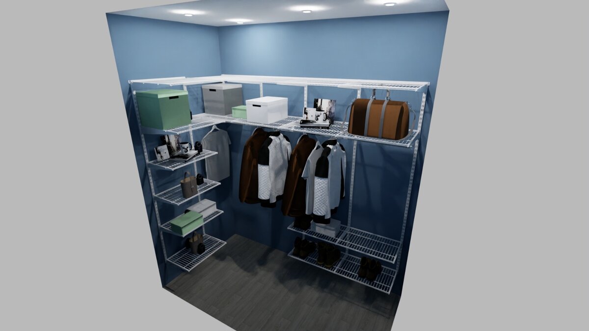 Гардеробная с фото магазина 