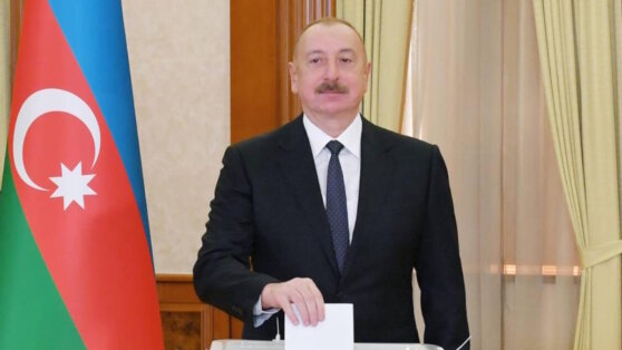    Алиев побеждает на президентских выборах в Азербайджане после подсчета 100% голосов избирателей Ирина Петрова