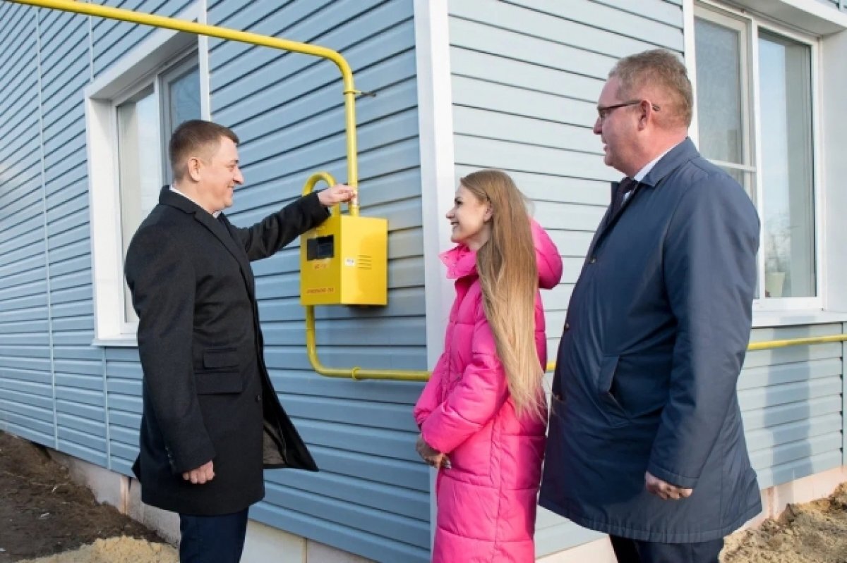   В Волгограде по программе догазификации подключен дом многодетной семьи