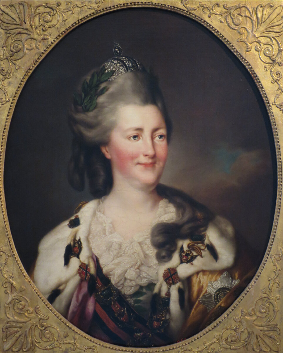 Catherine II by Richard Brompton (1782, Hermitage) 