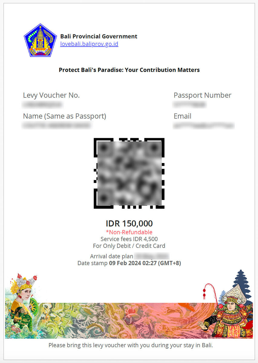 mainlymiles.com📷Скриншот письма с QR-кодом туристического сбора в виде pdf-документа