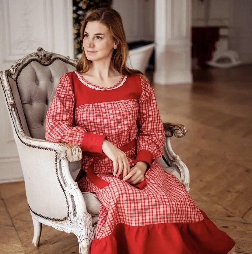 Платье без выкройки. Платье 19 века