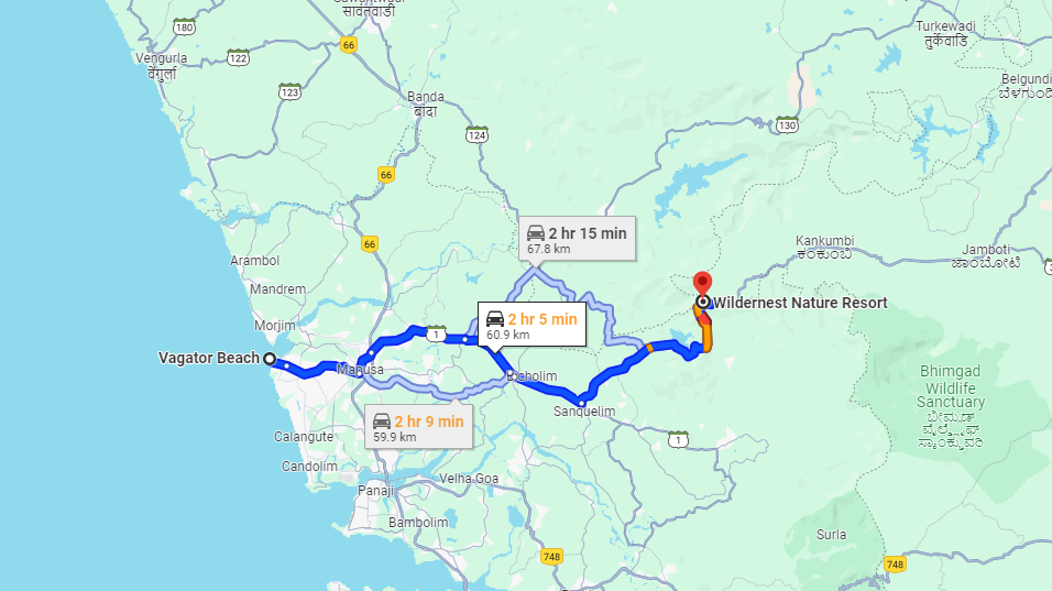 Дорога до Wildernest с побережья займет пару часов. Можно заказать трансфер в самом отеле или добраться своим ходом –>