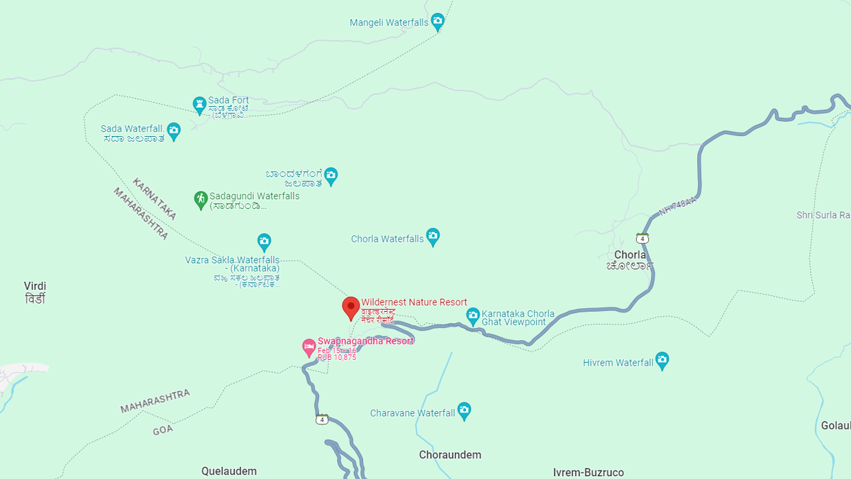 Вокруг Wildernest сразу несколько водопадов, и должна признаться, что не помню, до какого именно был наш маршрут